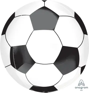 Foil Balloon Soccer Ball Orbz 16inch