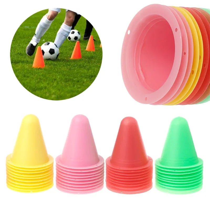 10Pcs Traffic Soccer Cones