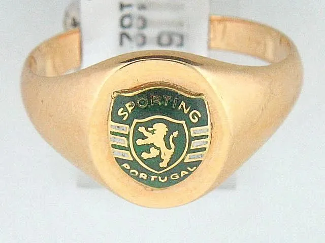 159160 - 19.2k Portuguese Gold Solid Sport Ring (Oval Table)