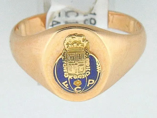 159160 - 19.2k Portuguese Gold Solid Sport Ring (Oval Table)