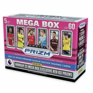 2021/22 Panini Prizm Premier League EPL Soccer Mega Box