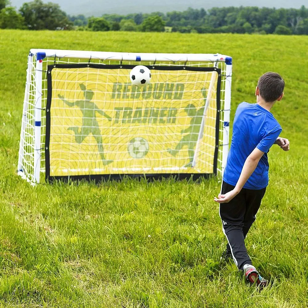 3 In 1 Soccer Goal & Rebound Trainer Set