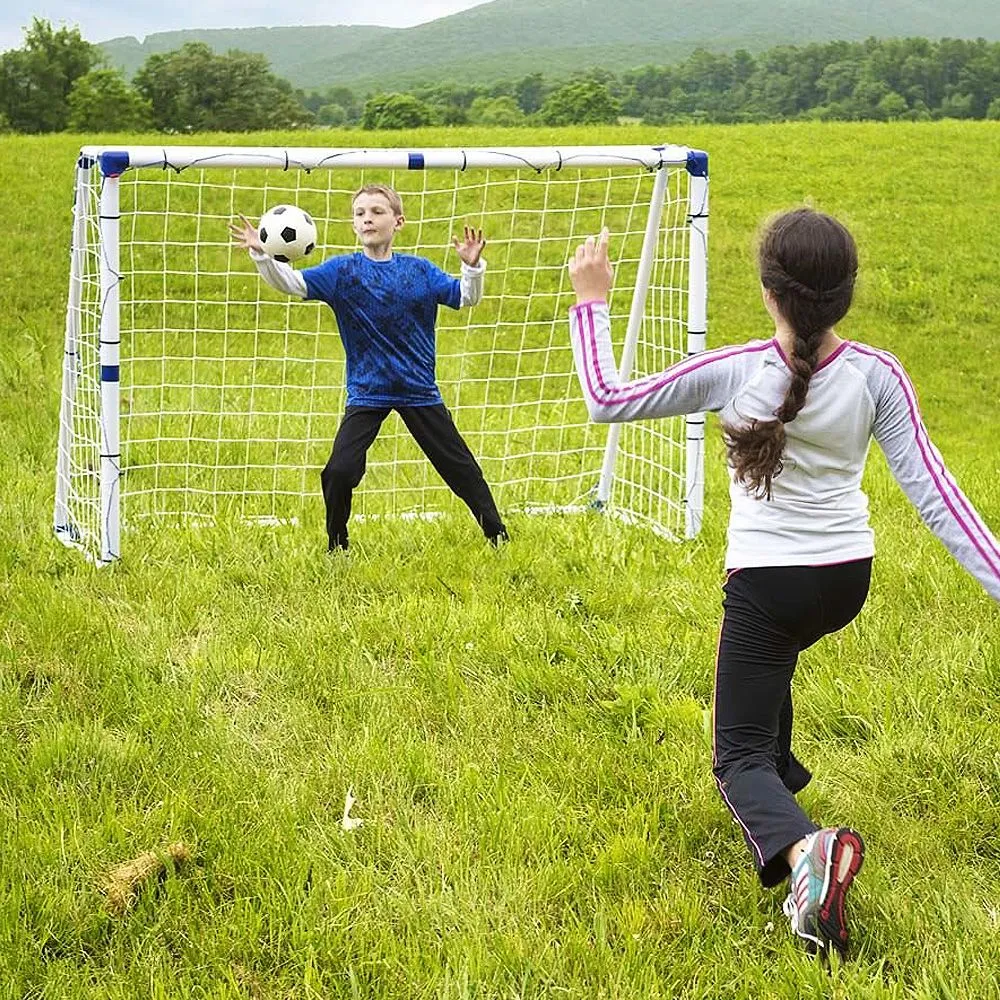 3 In 1 Soccer Goal & Rebound Trainer Set