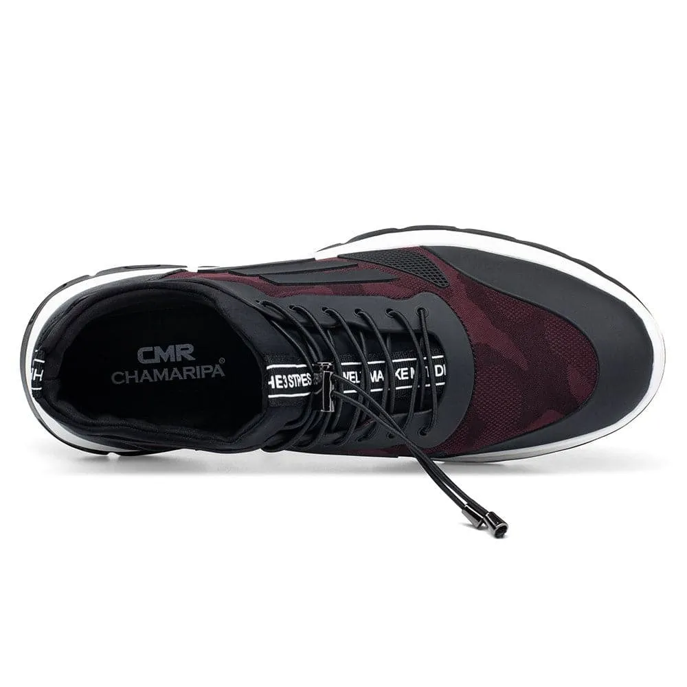 6 CM / 2.36 Inches CMR CHAMARIPA Hidden Heel Sneakers Shoes Men Taller Sports Shoes