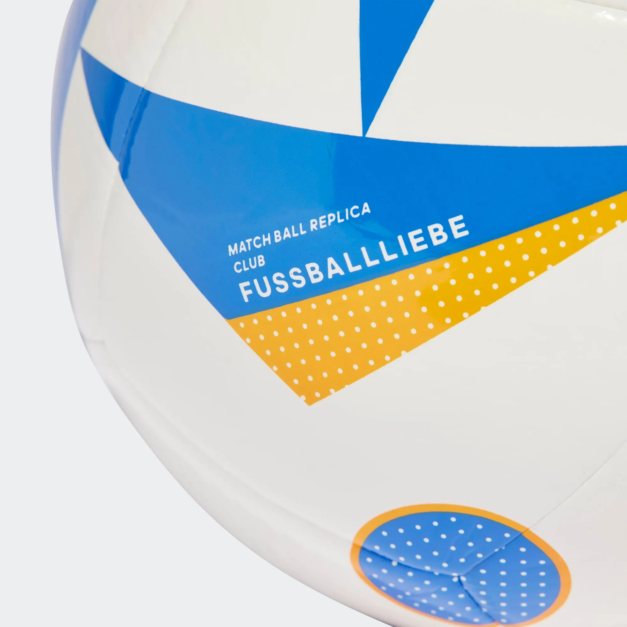 adidas EURO 24 Club Ball- White/Blue/Coral