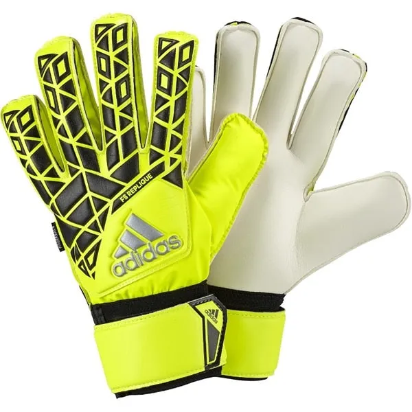 adidas Men's Ace FingerSave Replique Goalkeeper Gloves Solar Yellow/Black