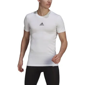 adidas Men's Techfit Compression Short Sleeve Soccer Shirt