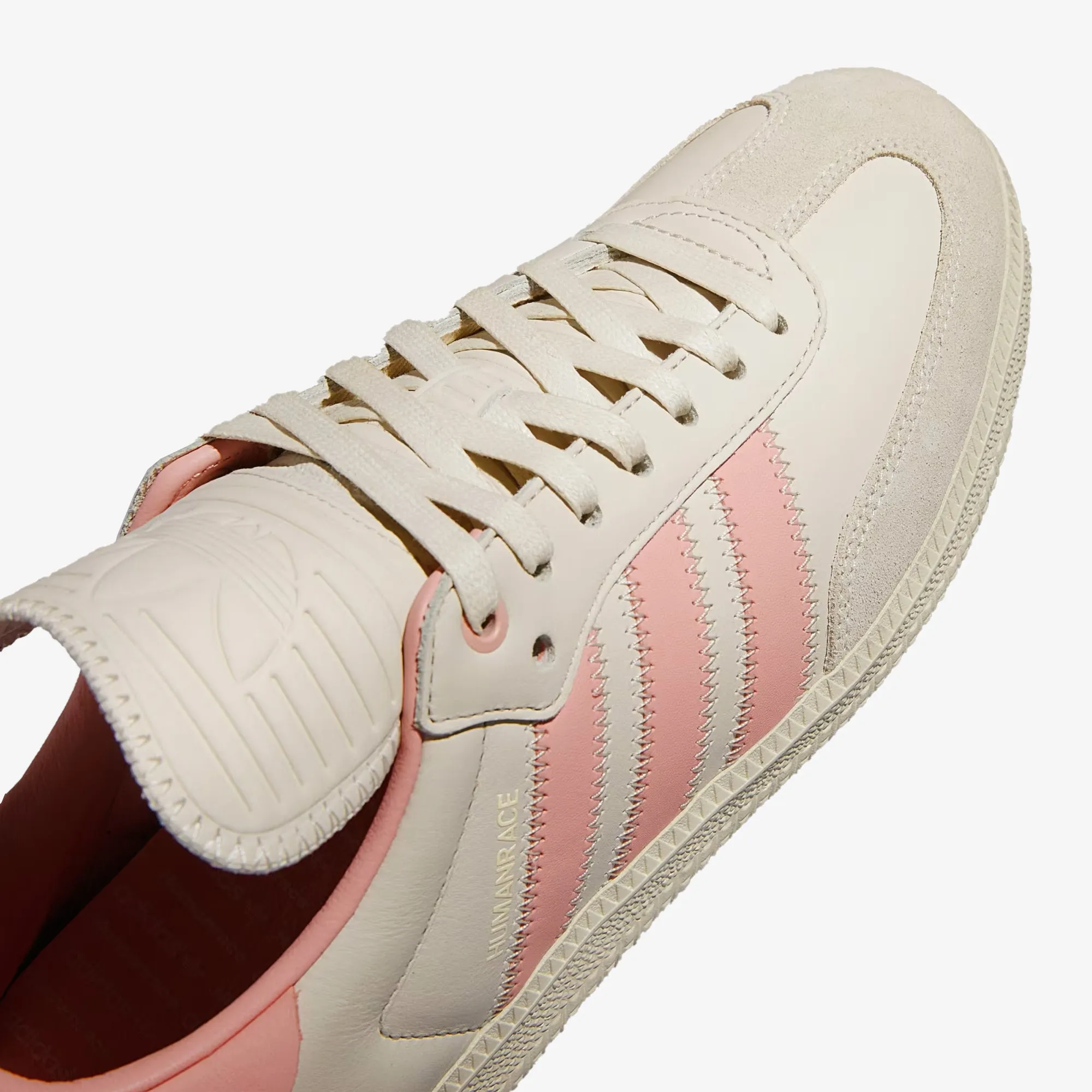 Adidas Originals | HUMANRACE SAMBA  { ALUMINIUM/WONDER MAUVE