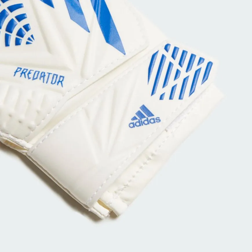 Adidas Predator Training Kids-Unisex Football Gloves White/Blue