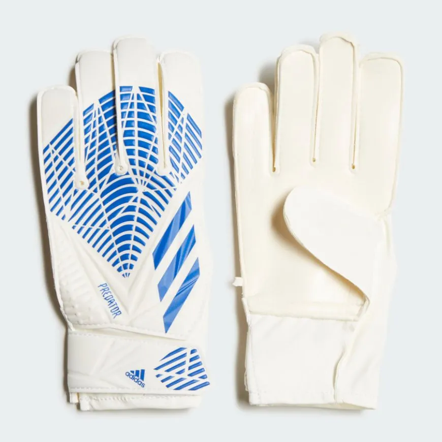 Adidas Predator Training Kids-Unisex Football Gloves White/Blue