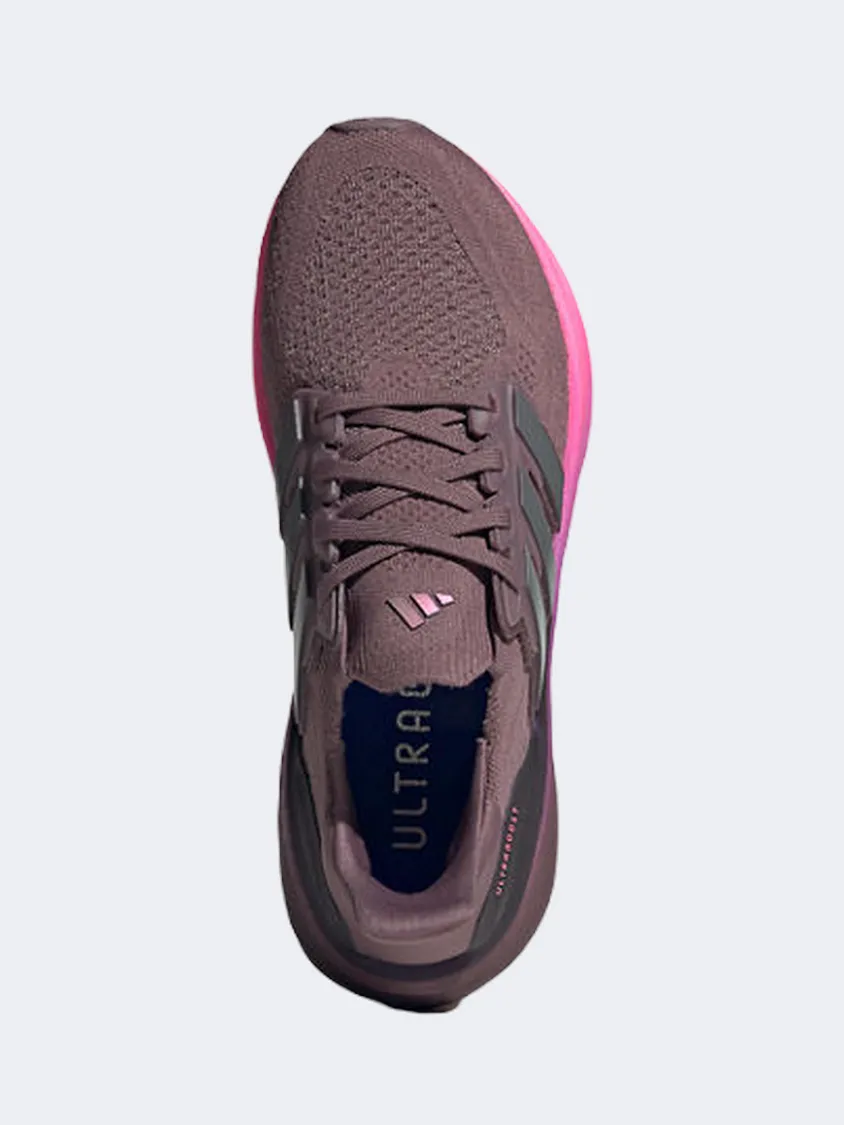 Adidas Ultraboost 5 Women Running Shoes Fig/Iron Met/Pink