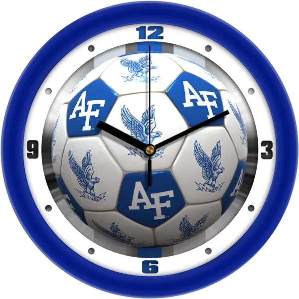 Air Force Falcons Wall Clock - Soccer