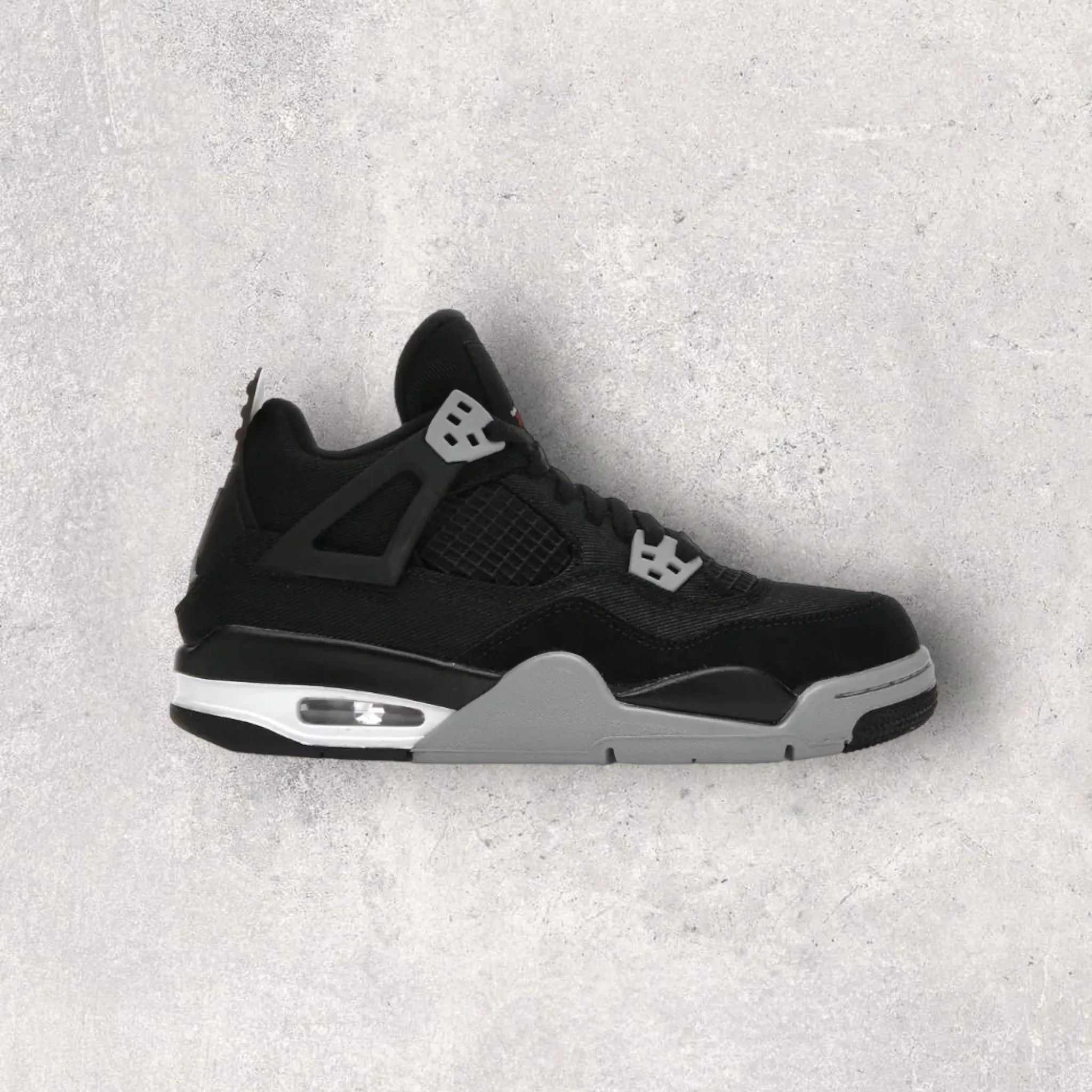 AIR JORDAN 4 'BLACK CANVAS' GS