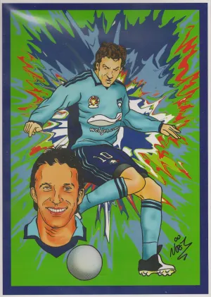 Alessandro Del Piero, A4 Print by NOEL