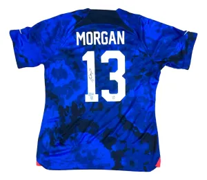 Alex Morgan Signed 2022/23 Nike USA Women's Away Soccer Jersey BAS