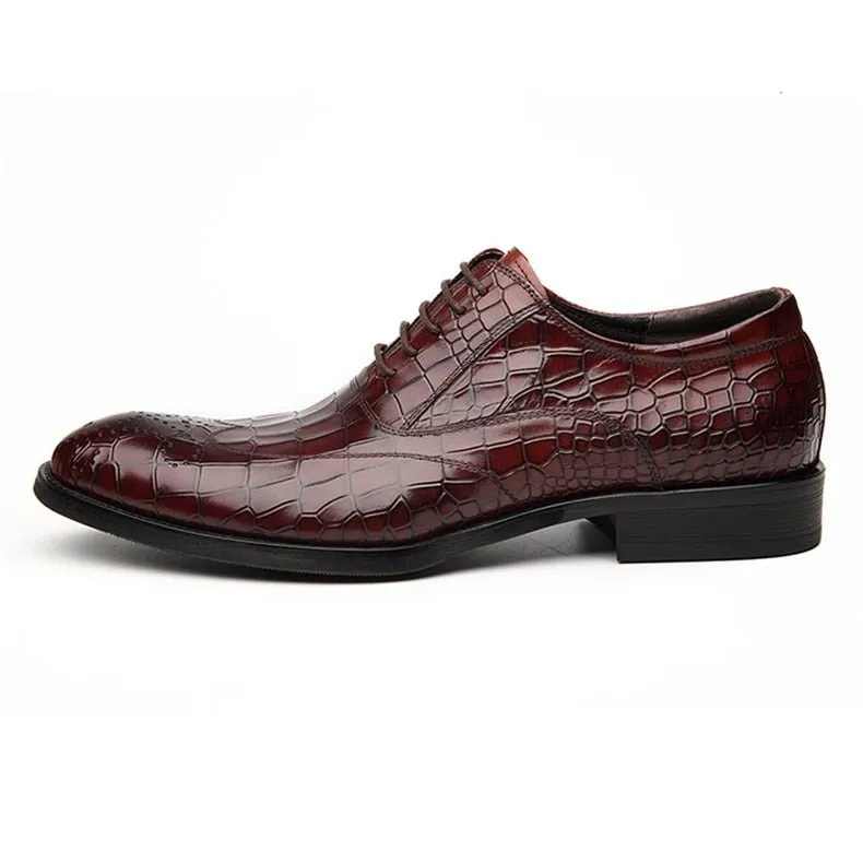 AlliLuxe Classic Lace Up Oxford Dress Shoes