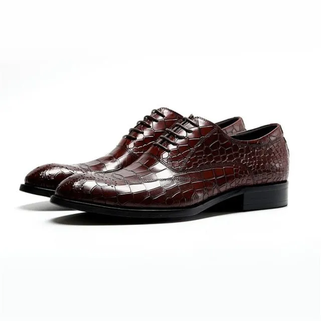 AlliLuxe Classic Lace Up Oxford Dress Shoes