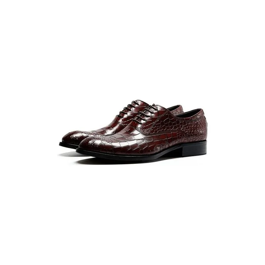 AlliLuxe Classic Lace Up Oxford Dress Shoes