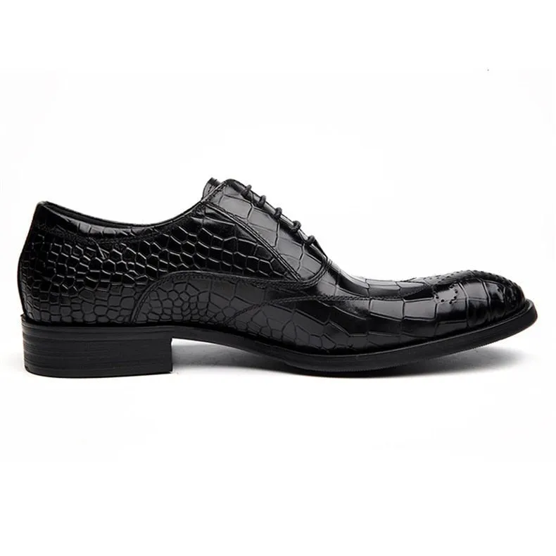 AlliLuxe Classic Lace Up Oxford Dress Shoes