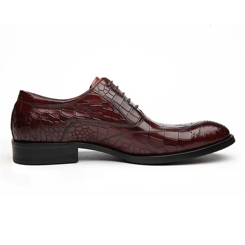 AlliLuxe Classic Lace Up Oxford Dress Shoes