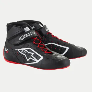 ALPINESTARS 2712124_123_9,5 Karting shoes TECH-1 KX V3 FIA 8877-2022 - Black / White / Red, Size 9,5