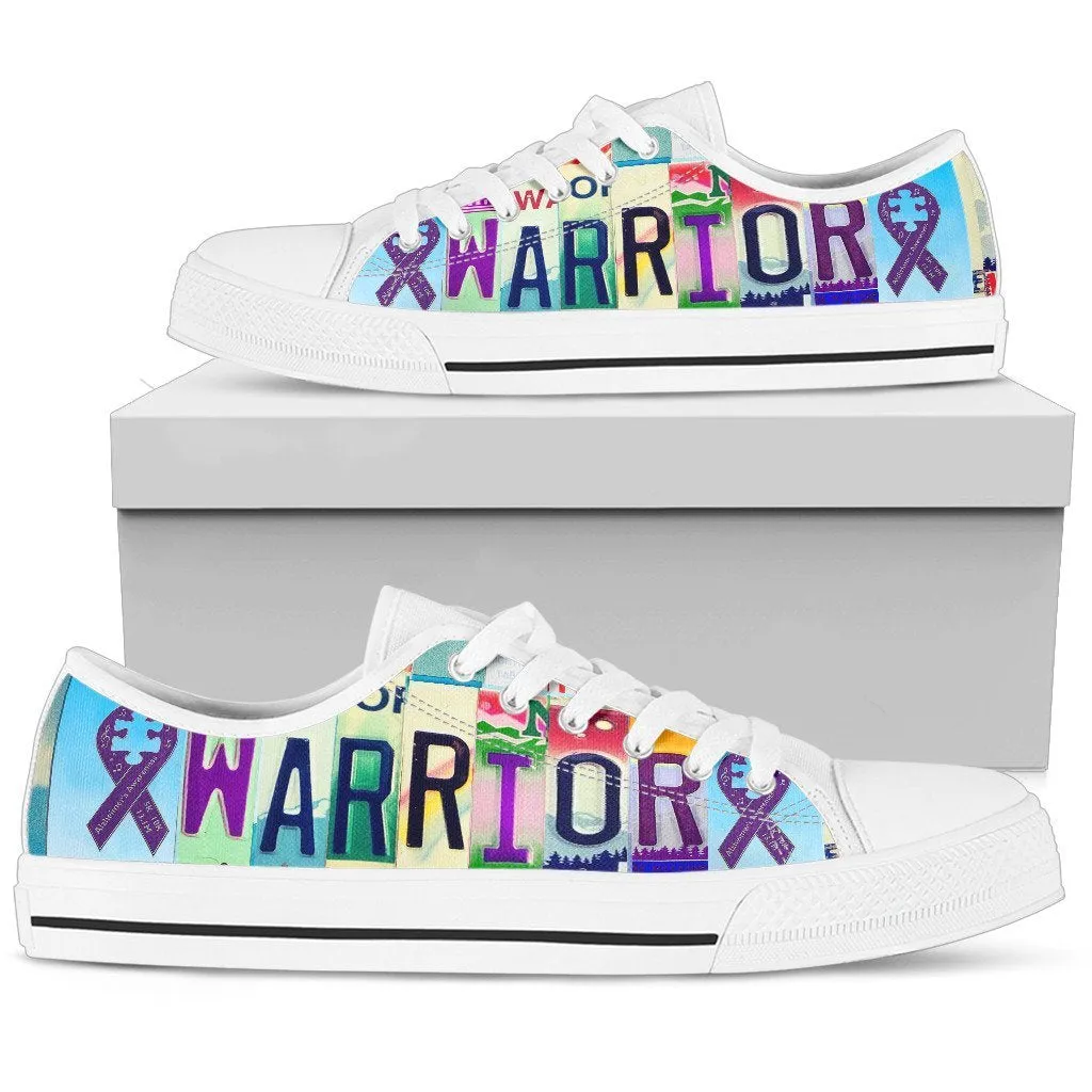 Alzheimer Warrior Low Top Shoes - Women