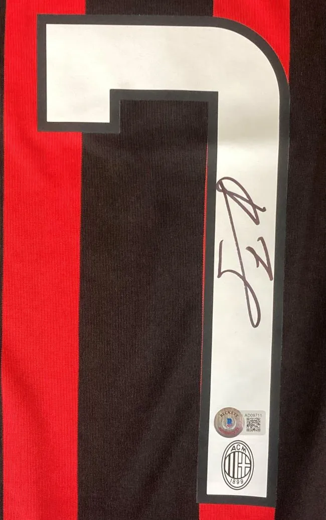 Andriy Shevchenko Signed AC Milan Adidas Soccer Jersey BAS