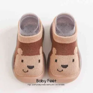 Animal Sock Shoes - Brown Bear