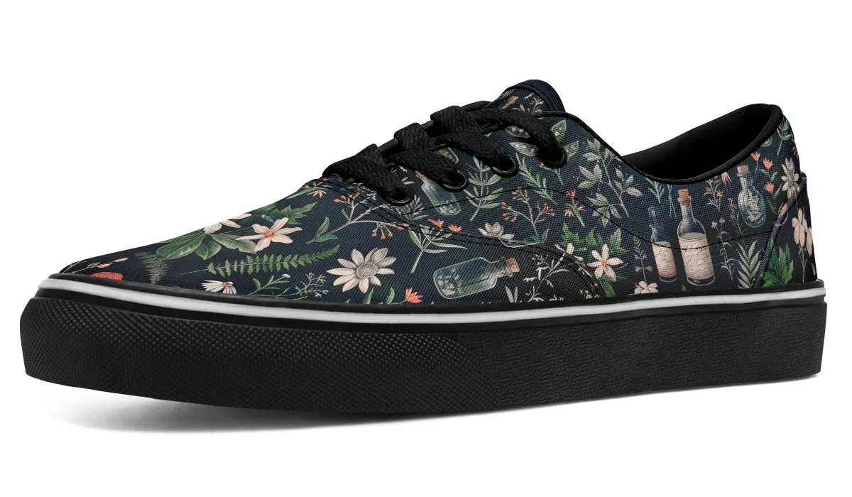 Apothecary Haven Street Sneakers - Premium Vegan Canvas Sneakers with Durable Waffle Soles