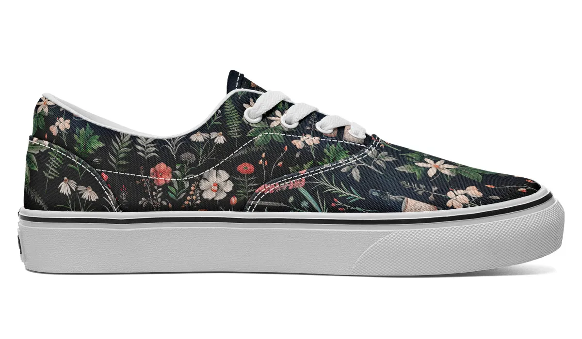 Apothecary Haven Street Sneakers - Premium Vegan Canvas Sneakers with Durable Waffle Soles