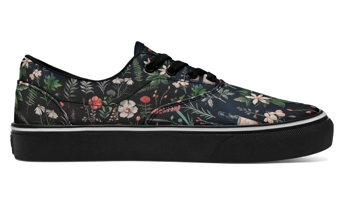 Apothecary Haven Street Sneakers - Premium Vegan Canvas Sneakers with Durable Waffle Soles