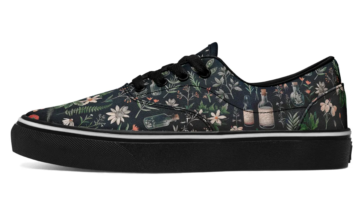 Apothecary Haven Street Sneakers - Premium Vegan Canvas Sneakers with Durable Waffle Soles