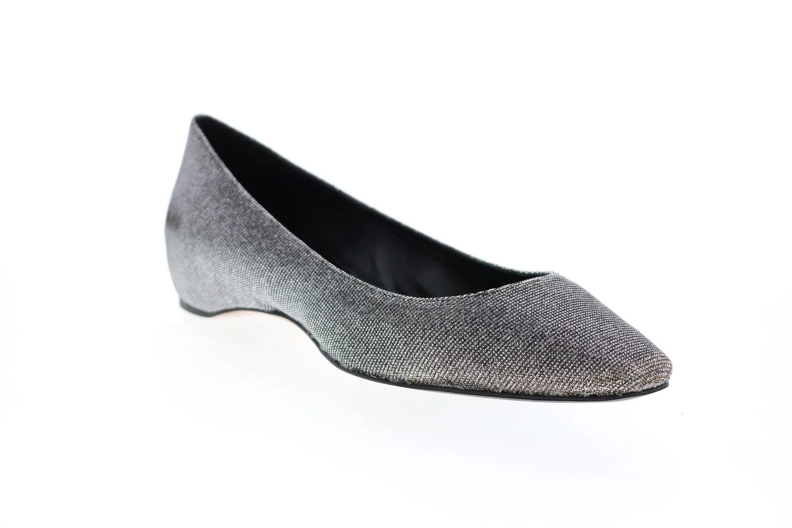 Aquatalia Marcella Glitter 34L3005-MLT Womens Gray Canvas Flats Ballet Shoes