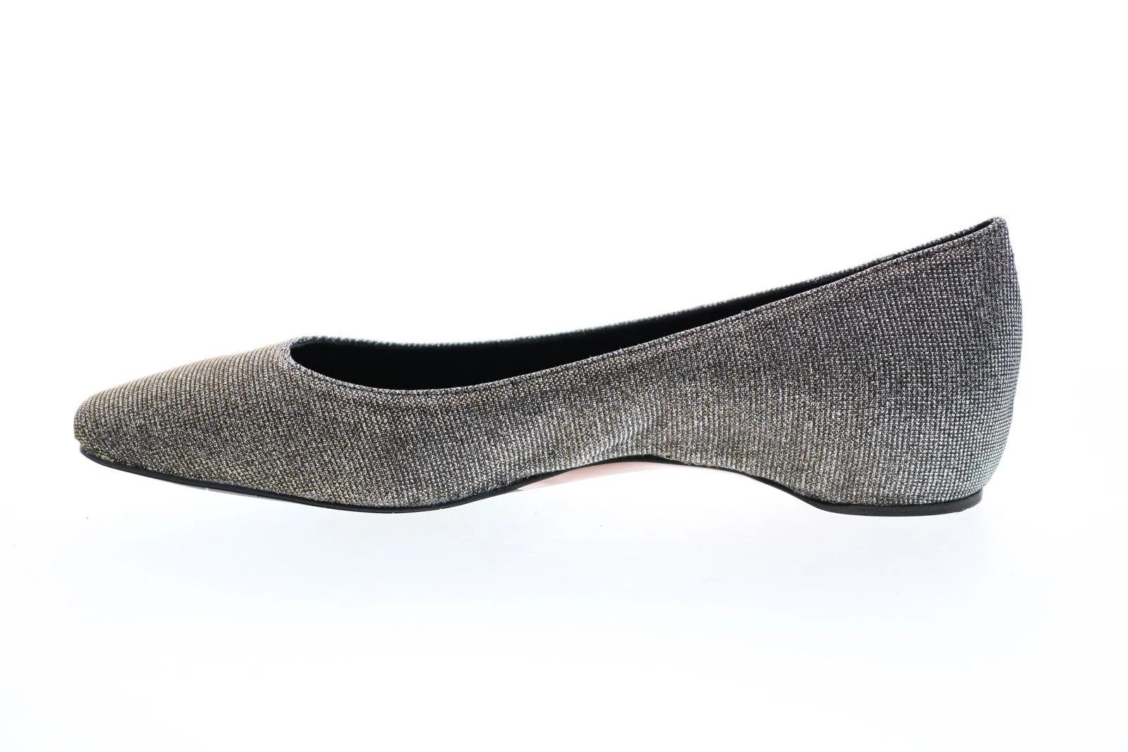 Aquatalia Marcella Glitter 34L3005-MLT Womens Gray Canvas Flats Ballet Shoes