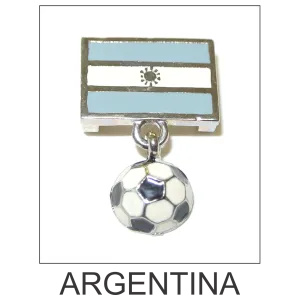 Argentina Soccer Ball Bracelet