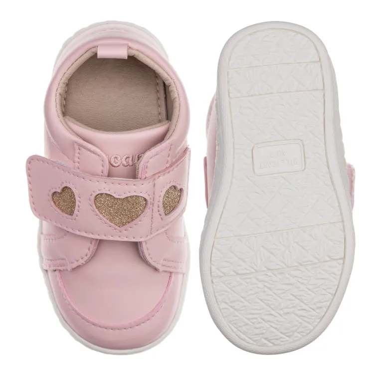 AUDREY pink toddler girls sneakers