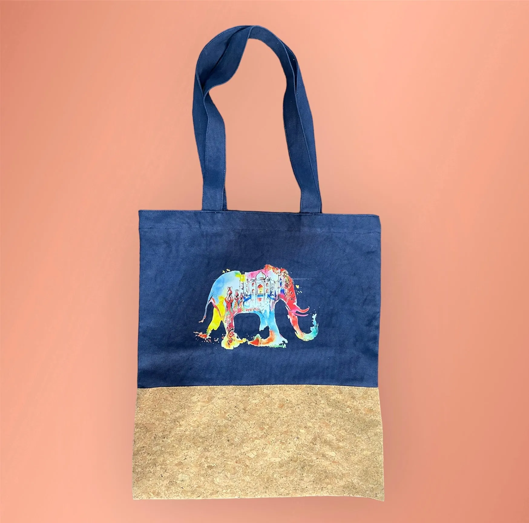 Avyannaa Canvas Cork Tote Bag