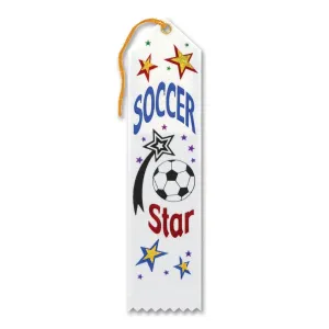 Award Ribbon - Soccer Star