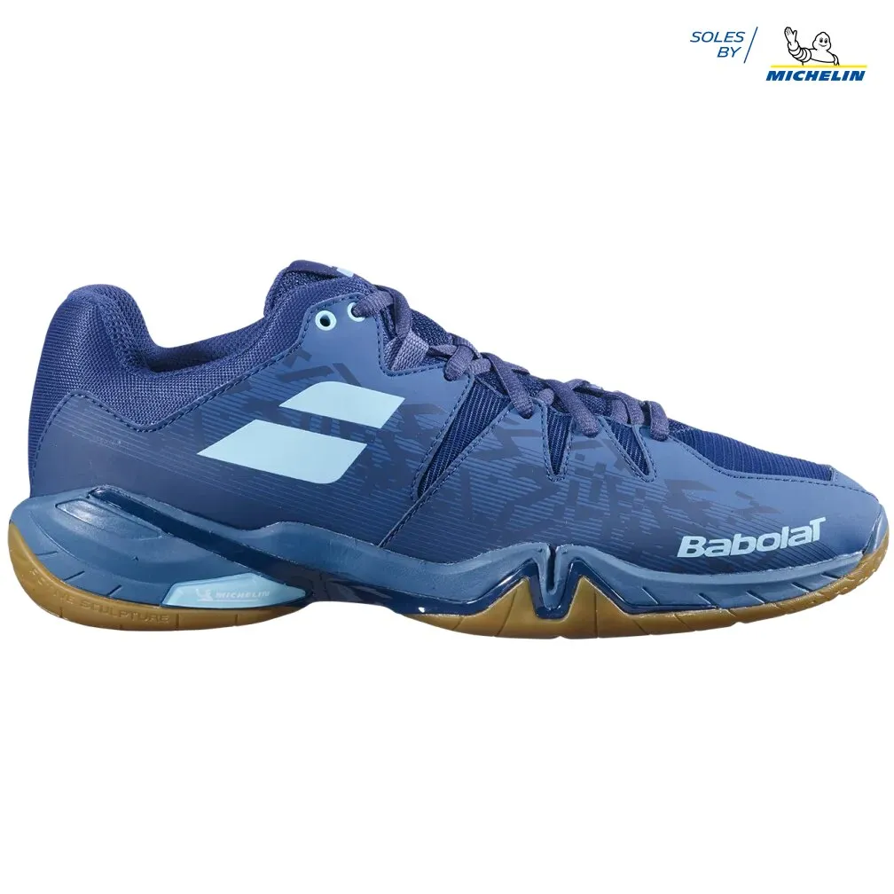 Babolat Men's Shadow Spirit Badminton Shoes- Dark Blue