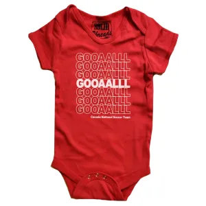 Baby Canada Soccer Gooaalll Onesie