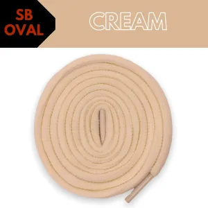 BASICS Oval SB Dunk Laces - Vintage Cream