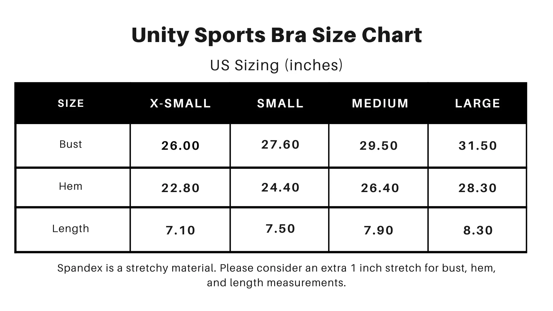 Black Unity Sports Bra