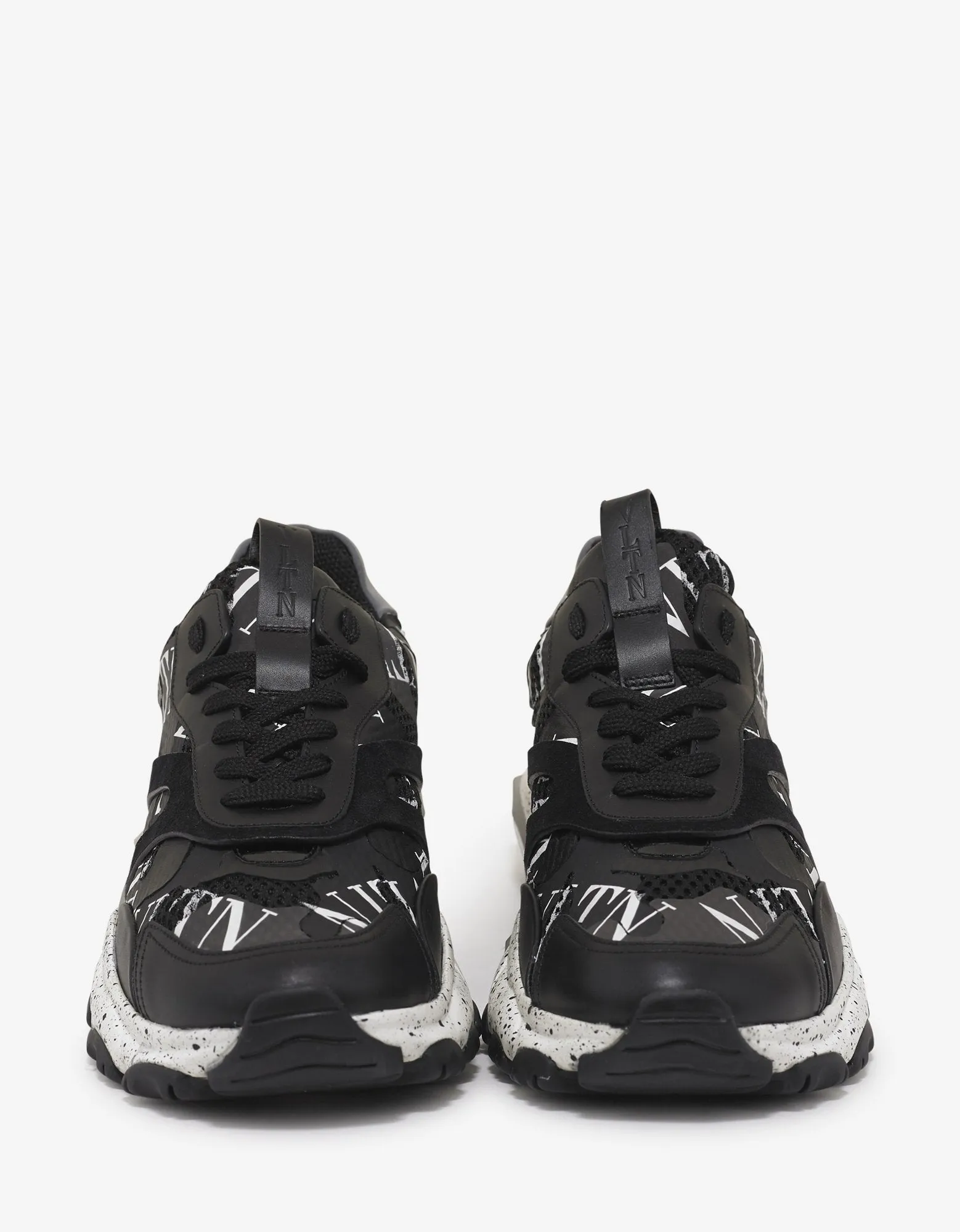 Black VLTN Camo Bounce Trainers with Attachment