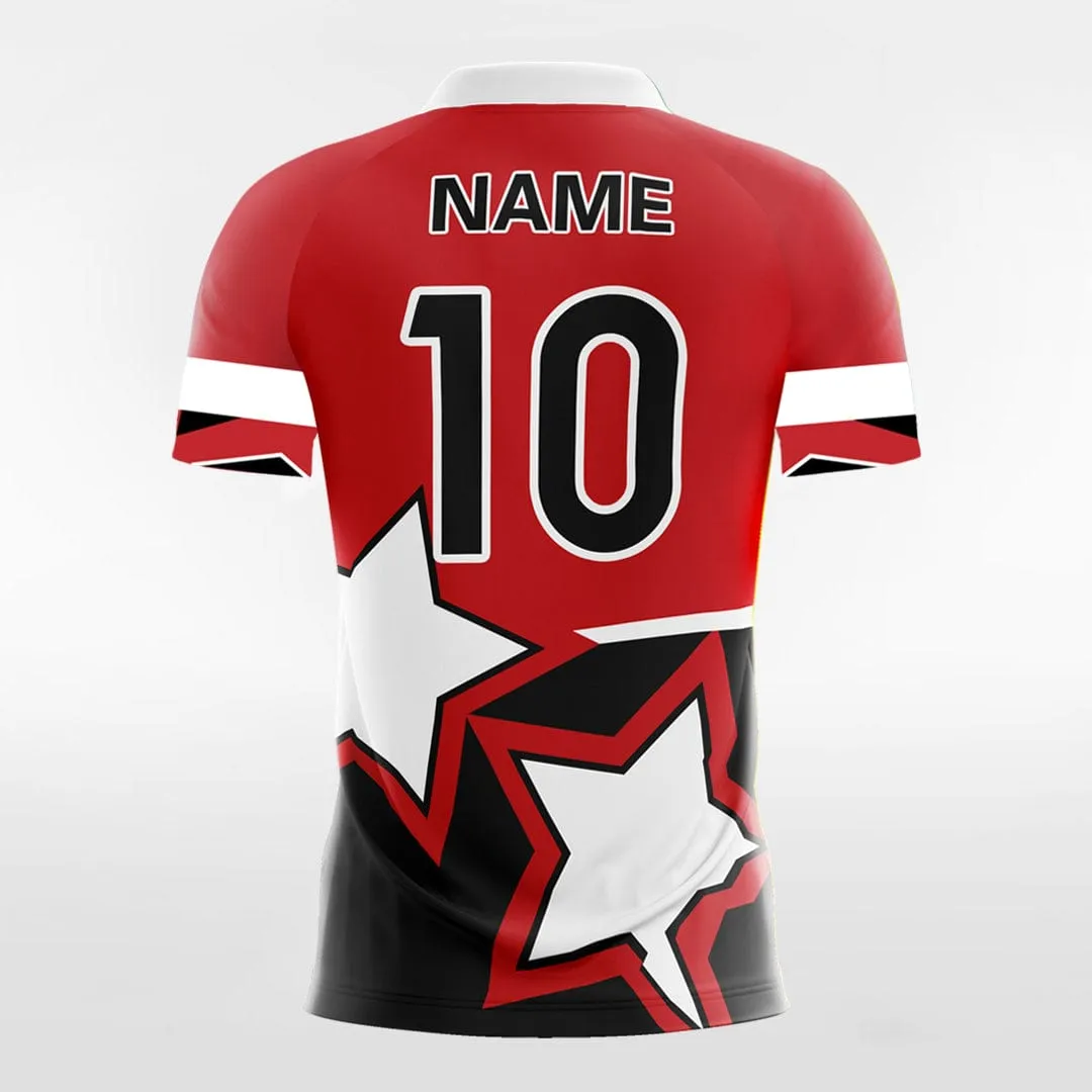 Blood Red Sky - Customized Men's Sublimated Soccer Jersey