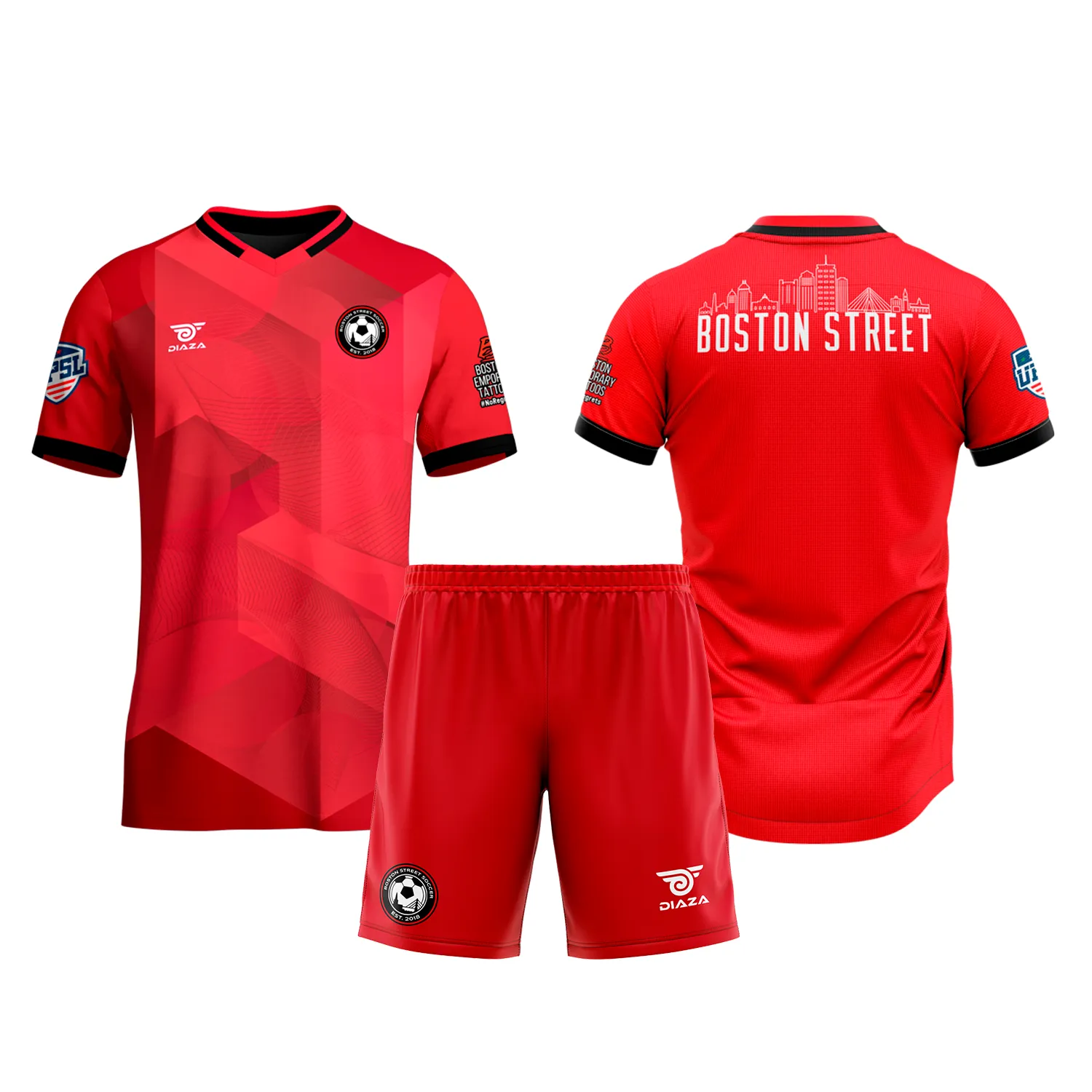 Boston Street Soccer Training Kit Home