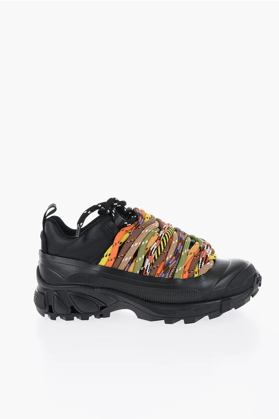 Burberry Chunky Sneakers With Decorative Mountain Laces