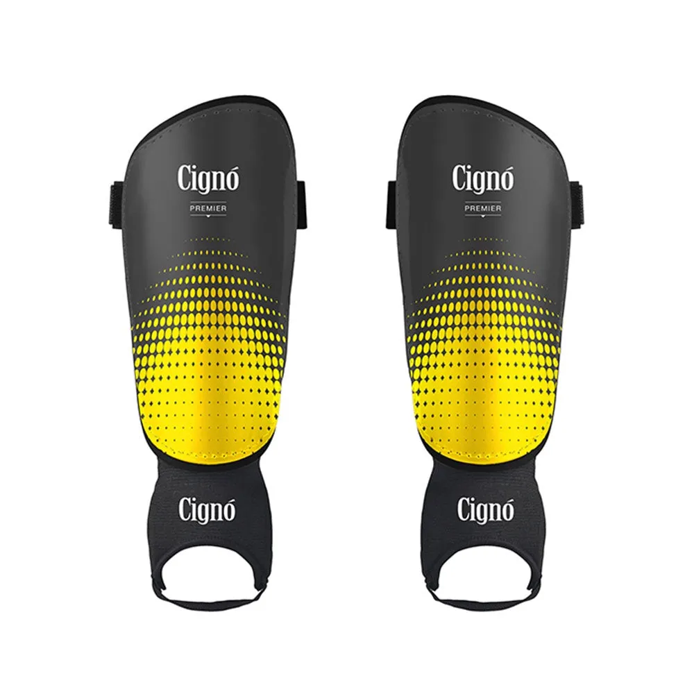 Cigno Premier Shin Guards Yellow/Black