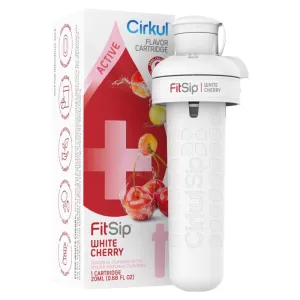 Cirkul FitSip White Cherry Flavor Cartridge 0.68 fl. oz.