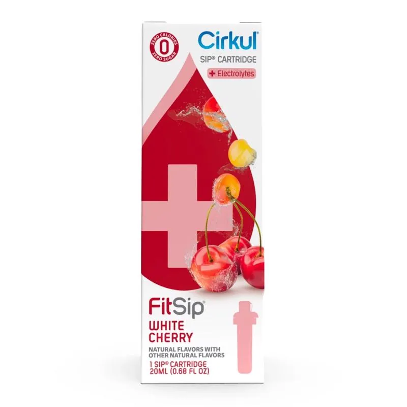 Cirkul FitSip White Cherry Flavor Cartridge 0.68 fl. oz.