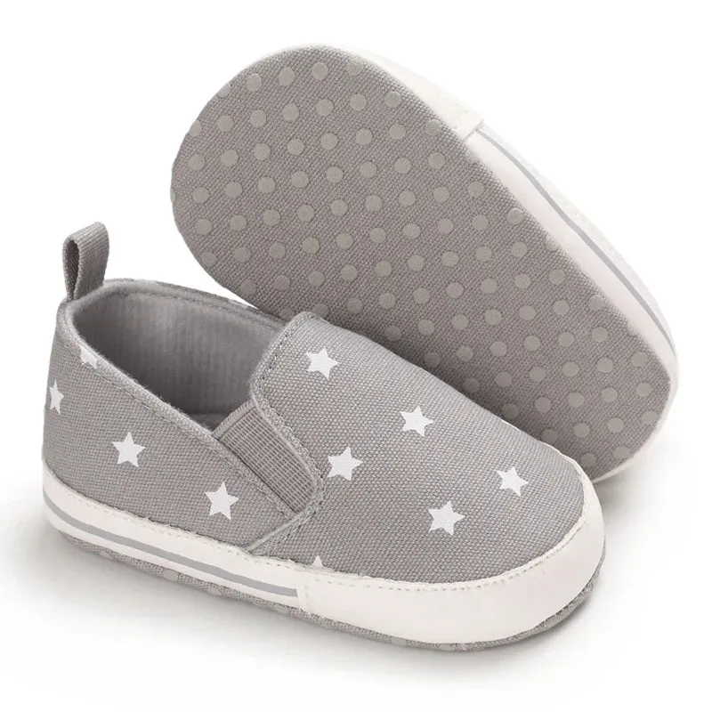 Classic Canvas Sneakers for Boys and Girls Great First Walking Shoes (0-18M)